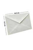 Kampus Kırtasiyem Kare Mektup Zarfı 11.4x16.2 Cm 70 Gram 100 Adet thumbnail 2