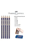 Faber Castell Resim Kalemi Faber Dereceli Kalem Seti Karakalem Seti B H 3h 5h 7h 5'li Set thumbnail 1
