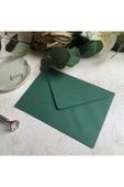 Kampus Kırtasiyem 50 Adet Yeşil Davetiye Zarfı, Kaliteli Mektup Zarf 13x18 Cm (110GR) thumbnail 1