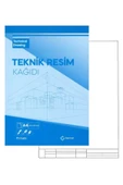 Gülpaş Kırtasiye Teknik Resim Seti 12 Parça 1 Paket Teknik Resim Defteri Gönye Dereceli Kalem Metal Pergel Silgi Kale thumbnail 2