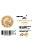HIPEN ART AHŞAP TUVAL BOYAMA SETİ 20 CM HPNAB001 thumbnail 2