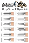 Gülpaş Kırtasiye Ahşap Seramik Oyma Seti 6 lı 1 Paket İskarpela Seti Paslanmaz Çelik Bıçaklı Ağaç Oyma Heykel Hobi Kr thumbnail 4