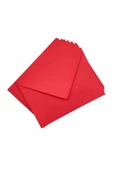 Kampüs Kırtasiyem 10 Adet Kırmızı Renkli Zarf (13X18CM) Kartpostal Mektup Davetiye Zarfı thumbnail 2