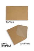 Kampus Kırtasiyem 250 Adet Mektup Zarfı 13x18cm 100gr. Kraft thumbnail 3