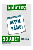 Doğasever Yüksek Kaliteli Resim Kağıdı 50 Adet 200 gram 25x35 Cm (TABAKA RESİM DEFTERİ) thumbnail 4