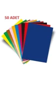 Kampüs Kırtasiyem 50 Adet A4 Elişi Kağıdı Karışık Renk thumbnail 2
