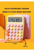 Sitarem Sanal İnternet Mağazacılığı Renkli  12 Hane Mekanik Hesap Makinası Büyük Ekranlı 4 Fonksiyonlu (SARI) thumbnail 2