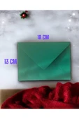 Kampus Kırtasiyem 10 Adet Yeşil Zarf Mektup Kartpostal Davetiye Zarfı Tebrik Kartı Hediye Zarf 13x18cm thumbnail 2
