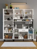 Kuzeylife Spezia Kahve Köşesi Çok Amaçlı Erzak Kiler Dolabı thumbnail 4