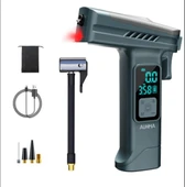 BayÇağrı Tech Kablosuz 150PSI 4.000mAh LI-ION Batarya Taşınabilir Kompresörlü Hava Pompası thumbnail 7