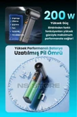 NS Store F1 Turbo Jet Fan – 130.000 RPM Ultra Güçlü Motor, 4000mAh Batarya, Vakum + Üfleme 2’si 1 Arada thumbnail 3