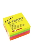 Temat 75x75mm Küp Not Kağıdı.fosforlu Renk (320 Syf..4x80) thumbnail 2