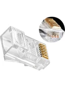 Ez RJ45 Cat6 Yeni Nesil Delikli Jack Konnektör (10 Adet) thumbnail 4