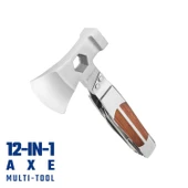 WORKPRO WP383001 12 IN 1 Çok Fonksiyonlu Profesyonel Mini Balta/Çekiç Alet Seti + Taşıma Kılıfı thumbnail 3