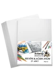 Gülpaş Kırtasiye Karakalem Eskiz Çizim Seti Durolit Seti 35x50 cm Duralit 1 Adet 35x50 Resim Kağıdı 25 Adet Mandal Me thumbnail 3