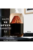 HENY 300 ml hava nemlendirici buhar makinası RGB ışıklı dekoratif yanardağ thumbnail 2