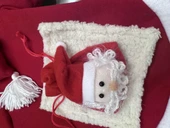 Santa's Bag Yılbaşı Kedi Kıyafeti Premium Kırmızı Polar | Kapüşonlu Noel Kedi Kostümü | Kurabiye Temalı thumbnail 8