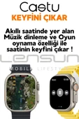 LENSUN 49mm Ultra Akıllı Saat +7 Kordon+ Kırılmaz Cam +Kılıf Ve Bileklik Hediyeli Oyunlu ve Türkçe Özel Set thumbnail 2