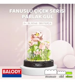 Ctoy Fanuslu Çiçek Serisi Parlak Gül Lego Seti 365 Parça thumbnail 1