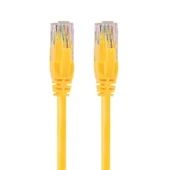 S-Link SL-CAT603YE 3 Metre Sarı Cat6 Ethernet Kablosu Jack Soketleri Takılı Hazır İnternet Kablosu thumbnail 2