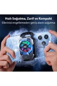 LENSUN DLA 8 Cep Telefon Soğutma Fanı Radyatör Soğutucu Rgb Led Işıklı thumbnail 2