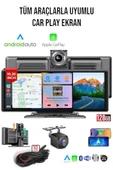 RabbitTech Carplay  Android Uyumlu 10.2 İnç Büyük Ekran Tak Çalıştır 4K Ön/Arka Çift Kameralı Araç Ekranı thumbnail 1
