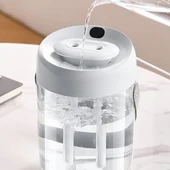 A-15 Sessiz Uyku Kalitesi Artıran Aromatik Hava Nemlendirici LED Göstergeli Çift Buhar Çıkışlı thumbnail 3