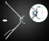 Muggio Geniş Ağızlı Premium Tırnak Makası Kalın Sert Mantarlı Tırnaklar İçin 8.5 cm thumbnail 3