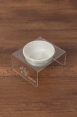 Tekli Seramik Dekoratif Kedi Ve Köpek Pleksi Mama & Su Kabı Kedi Paspası thumbnail 3