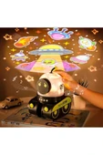 LENSUN Robot Projeksiyon Gece Lambası Hoparlörlü Şarjlı Yıldızlı Gökyüzü Temalı LED Projeksiyon Lambası thumbnail 2