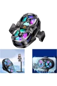 Maybax Telefon Soğutucu Fan Çift Pervaneli 3 kademeli Işıklı Göstergeli Bütün Telefon Modelleri İle Uyumlu thumbnail 6