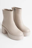 İtek Kadın Bej Topuklu Bot thumbnail 4