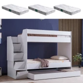 Ranza, Martin Yavrulu Ranza - Beyaz 3 Adet Comfort Yatak thumbnail 1