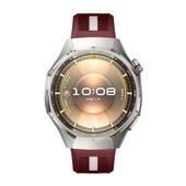 Huawei Watch GT6 Pro 46mm İle Uyumlu SportStripe Örgü Desen Metal Tokalı Silikon Akıllı Saat Kordonu  Mürdüm thumbnail 4