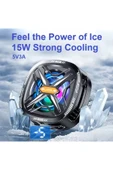 LENSUN FS05 Cep Telefon Soğutma Fanı Radyatör Soğutucu Rgb Led Işıklı thumbnail 6