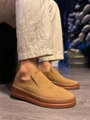 Knack Bağcıksız Mevsimlik Süet Ayakkabı 019 Taba thumbnail 1