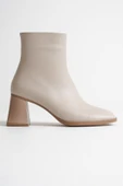 Alenro Kadın Bej Topuklu Bot thumbnail 3