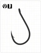 Fudo 1101 Chinu Black Nikel 17'LiDelikli Çapraz İğne No:8 thumbnail 3