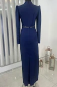 Sare Tesettür Abiye Lacivert thumbnail 3