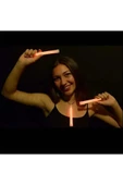 15 cm Turuncu Glow Işık Karanlıkta Parlayan Fosforlu Çubuk Yılbaşı Parti Acil Durum İşaret Çubuğu thumbnail 7