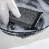 Technow Paslanmaz Çelik Sihirli Inox Yağ ve Kir Çözücü Tel Bulaşık Süngeri 2 Adet thumbnail 10