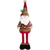 Yılbaşı Yeniyıl Dekorasyonu 60cm Uzayabilen Noel Baba Yılbaşı Masası Dekorasyonu Santa 1 ADET thumbnail 3