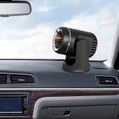 Pepisky 12V 130W Elektrikli Oto Isıtıcı Taşınabilir Elektrikli Isıtma Fanı Cam Kurutma Buğu Çözücü Buğu Çözücü Araba Oto Siyah/Beyaz thumbnail 2