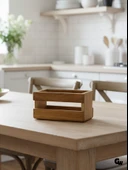 Ahşap Doğal 2Li Yağdanlık ve Baharatlık Altı(KİRAZ) Ahşap Rengi AHŞAP - 2 ADET thumbnail 1