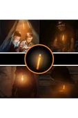 15 cm Turuncu Glow Işık Karanlıkta Parlayan Fosforlu Çubuk Yılbaşı Parti Acil Durum İşaret Çubuğu thumbnail 3