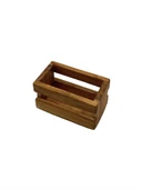 Ahşap Doğal 2Li Yağdanlık ve Baharatlık Altı(KİRAZ) Ahşap Rengi AHŞAP - 10 ADET thumbnail 2