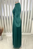 Afra Tesettür Abiye Zümrüt thumbnail 4