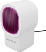 Masaüstü Için Enerji Tasarruflu Masaüstü Hava Isıtıcı Fanlı Isıtıcı (Beyaz) thumbnail 1