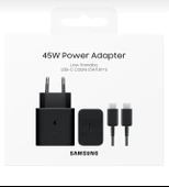 SAMSUNG EP-T4511X Type-C SÜPER HIZLI ŞARJ CİHAZI 45 W SİYAH SAMSUNG TÜRKİYE GARANTİLİ thumbnail 2