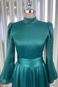 Afra Tesettür Abiye Zümrüt thumbnail 2